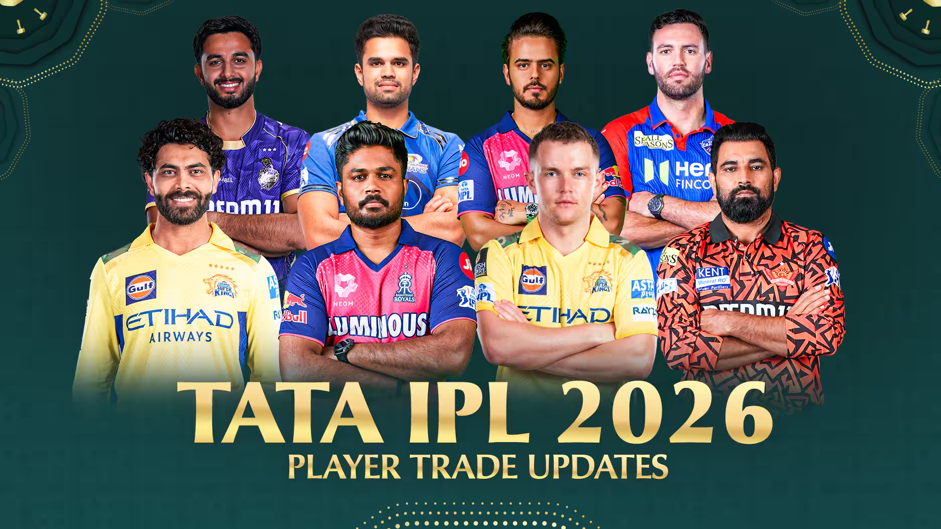 IPL 2026 all teams and captains - PlayDhan